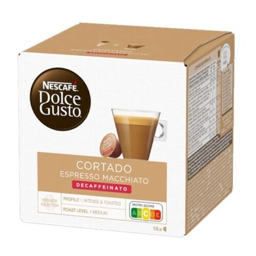Nescafe Cortado Espresso Macchiato Decaf 16 | Dolce Gusto